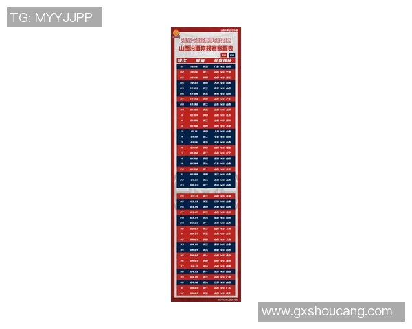 CBA新赛季赛程公布